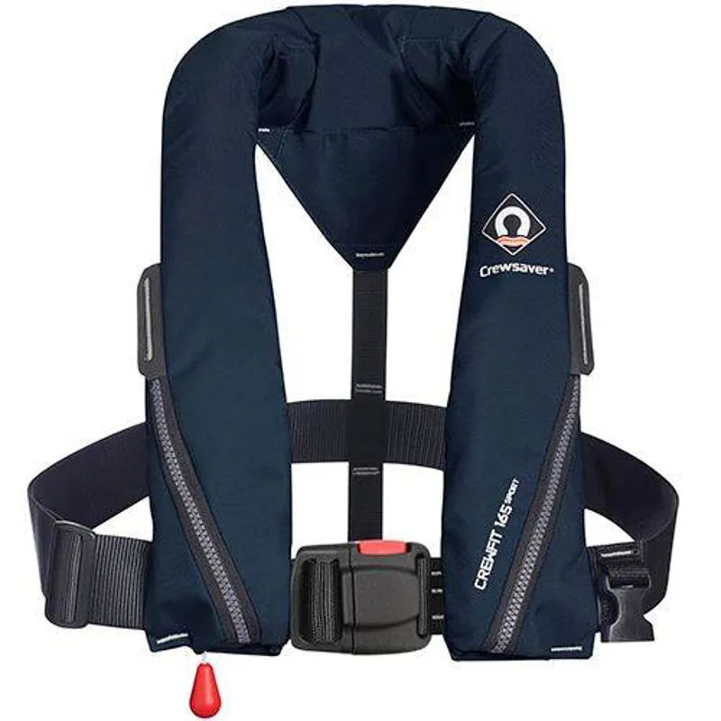 Crewsaver Crewfit 165N Sport Manual Lifejacket No Harness in Navy
